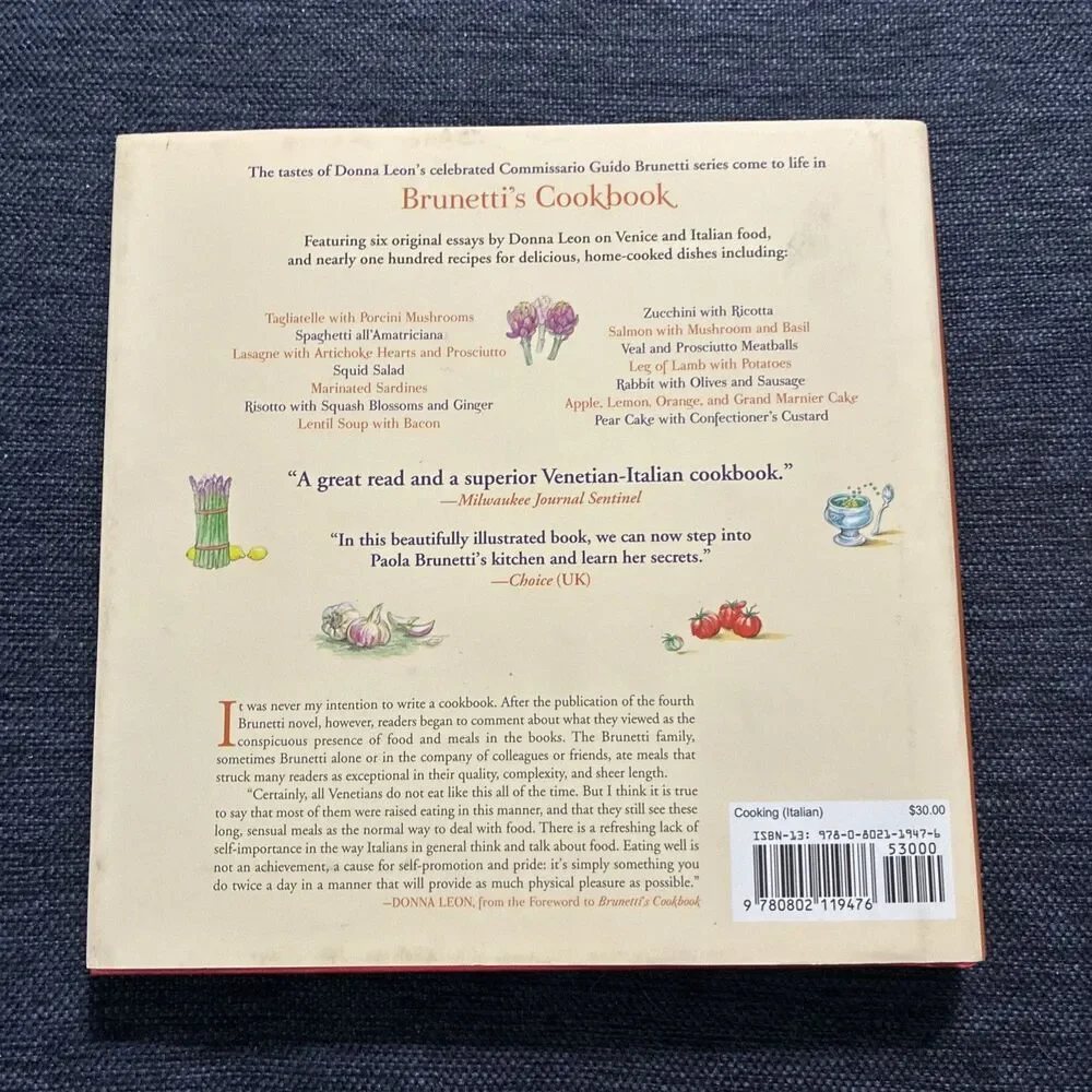 Brunetti's Cookbook by Roberta Pianaro (2010, Hardcover)